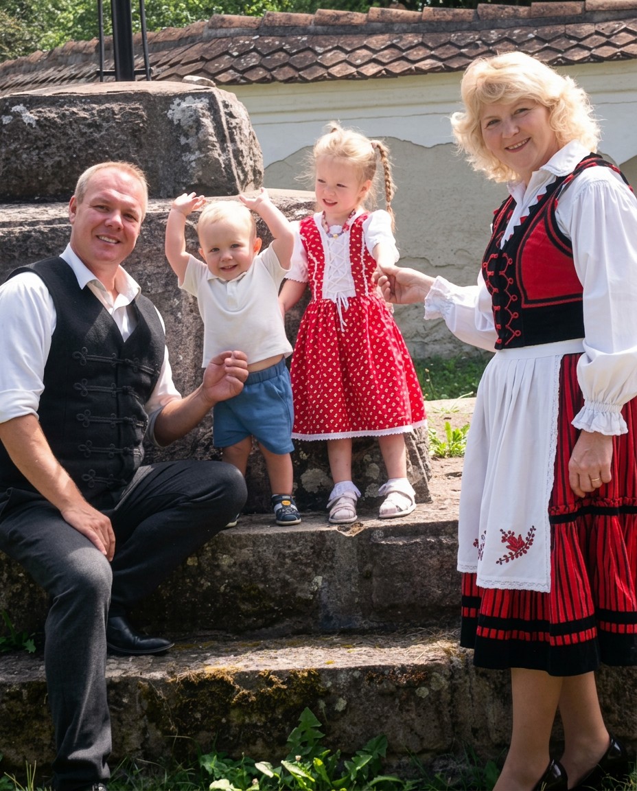 A Szép Farm családja Erdővidéken
